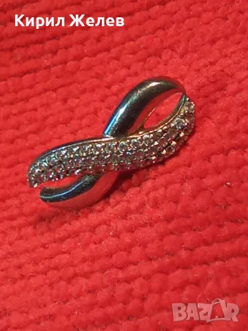 АЖУРНА СКЪПОЦЕННА СРЕБЪРНА ОБЕЦА СИМВОЛ на БЕЗКРАЙНОСТ СРЕБРО 925 с ФАСЕТИРАНИ ЦИРКОНИ 49715, снимка 12 - Обеци - 49510641