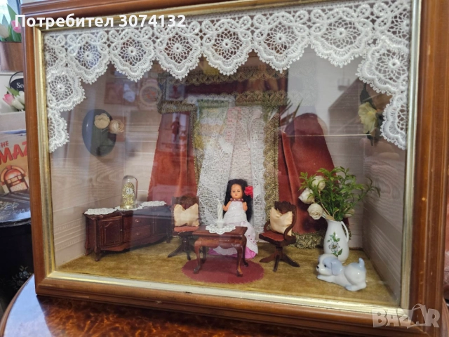 Ръчно изработена ретро декорация, снимка 3 - Декорация за дома - 52429546