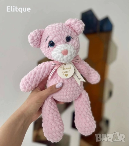 ръчно плетени мечета , снимка 2 - Плюшени играчки - 52942176