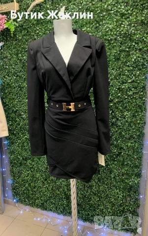 Елегантна рокля с колан, снимка 6 - Рокли - 52716459