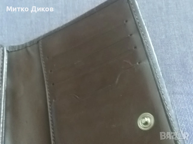 Марков портфейл Блентио естествена кожа 160х105мм, снимка 6 - Портфейли, портмонета - 51005918