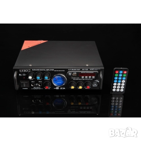 2х500W Аудио усилвател / Домашен усилвател / Караоке, Модел: AV-339A