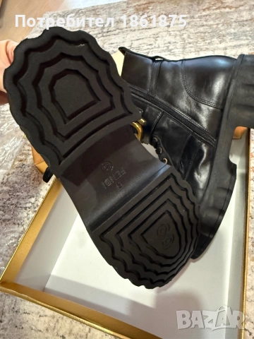 Дамски боти FENDI ест кожа 39н, снимка 4 - Дамски боти - 52709274