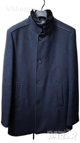 Мъжко палто TEODOR – Navy, размер 50