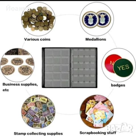 Албум за монети, снимка 2 - Нумизматика и бонистика - 49827252