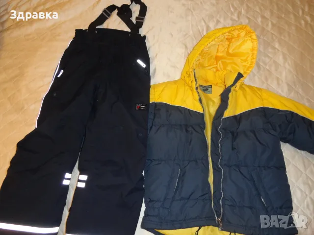 Зимен топъл екип за ваканцията в планината до 134см ръст