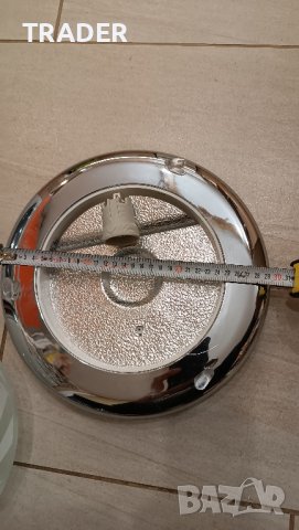 ПЛАФОН КРЪГ  лампа осветително тяло LIGHTSTYLE  сребро хром, снимка 6 - Лампи за таван - 44364260