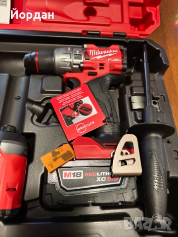 Milwaukee Kit 18V - Импактор и Перфоратор-Безчеткови + Куфар, снимка 5 - Куфари с инструменти - 52875261