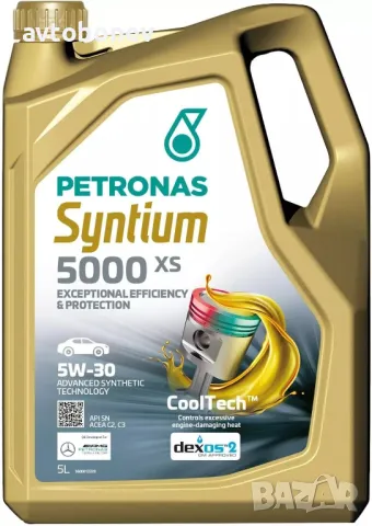 ДВИГАТЕЛНО МАСЛО PETRONAS SYNTIUM 5000XS 5W30, снимка 6 - Части - 31537820