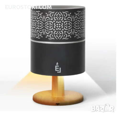 Ултразвуков арома дифузер Earnest Living, класически дифузер за етерични масла с нощна лампа