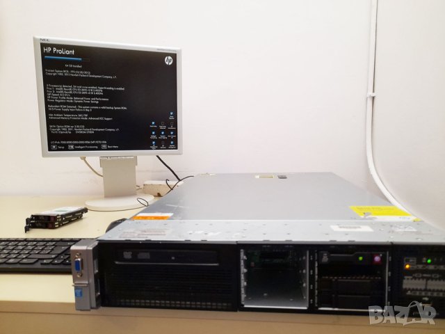 HP ProLiant DL380 Gen8 2x XEON 48 ядрен компютър с Windows 10, снимка 2 - Работни компютри - 41920667