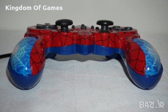 Оригинален джойстик Spider-Man Marvel Naki за Playstation 2  ТЕСТВАН И РАБОТЕЩ, снимка 7 - Аксесоари - 41291690