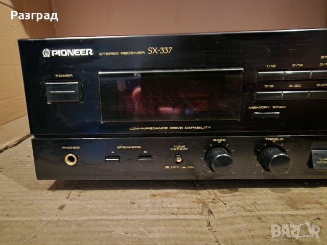 Ресийвър Pioneer SX-337, снимка 3 - Ресийвъри, усилватели, смесителни пултове - 40629190