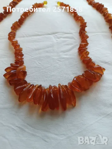 Лот балтийски кехлибар колие и гердан, снимка 2 - Колиета, медальони, синджири - 50274250