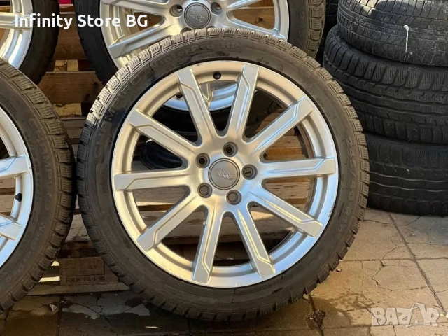 💎 Оригинални джанти Audi 18" + зимни гуми Champiro WinterPro – комплект 5x112, снимка 5 - Гуми и джанти - 53467266