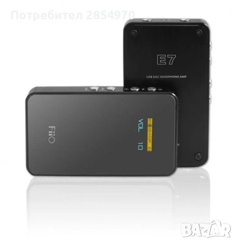 FiiO E7 USB DAC и преносим усилвател за слушалки, снимка 3 - Ресийвъри, усилватели, смесителни пултове - 41242113