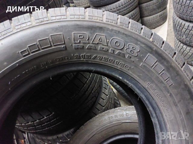 Само 1бр.лятна HANKOOK 215/75/16C 116R DOT 2218, снимка 5 - Гуми и джанти - 40297165