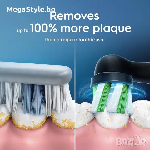 Комплект 2 бр. Електрически четки за зъби Oral-B Vitality Pro (Black & Blue Duo), снимка 5 - Други - 55834454