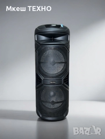 Тонколона караоке TTD-1515 15.5''x2 Безжична колона говорител субуфер, снимка 3 - Тонколони - 53605666