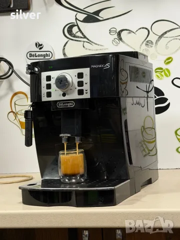 Кафемашина кафе автомат delonghi magnifica S с гаранция