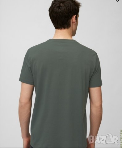 Marc O'Polo- XXL-Зелена мъжка тениска органичен памук , снимка 5 - Тениски - 41474172
