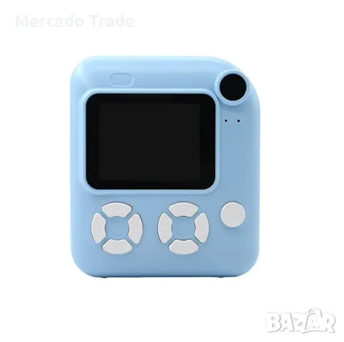 Детски фотоапарат+принтер Mercado Trade, За моментни снимки, Син, снимка 4 - Образователни игри - 48482091