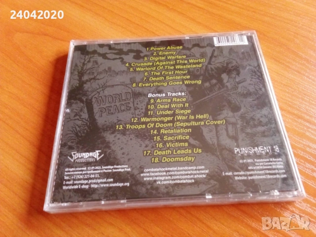 NEW! Combat Shock – Everything Goes Wrong CD Thrash/Crossover old school, снимка 2 - CD дискове - 53202187