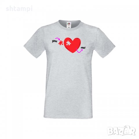 Мъжка тениска Свети Валентин You Are The Missing Piece, снимка 2 - Тениски - 35716711