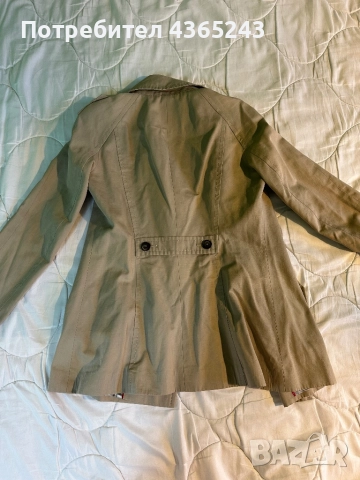 Мъжко яке от Естествена Кожа с кафяв и златист мотив Размер 44/ М, снимка 3 - Якета - 52617814