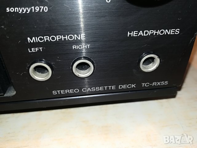 sony tc-rx55 hx-pro deck-внос germany 0703221047, снимка 14 - Декове - 36019649