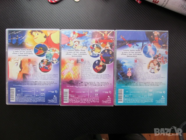 Питър Пан 1,2,3 DVD филм детски филмчета Капитан Хук феи остров пирати кораб свобода магия анимация , снимка 3 - Анимации - 53524587