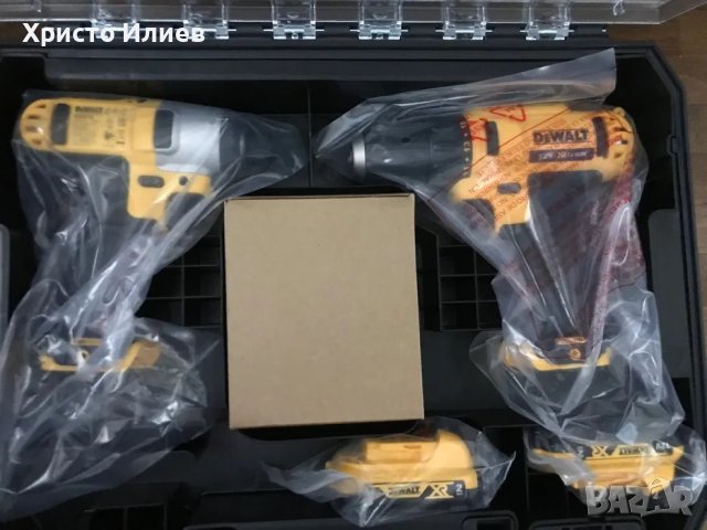 Нов Винтоверт Dewalt DCD710N и Импакт Dewalt DCF815 12V 2 Батерии x 2Ah Зарядно Куфар, снимка 3 - Куфари с инструменти - 39366586