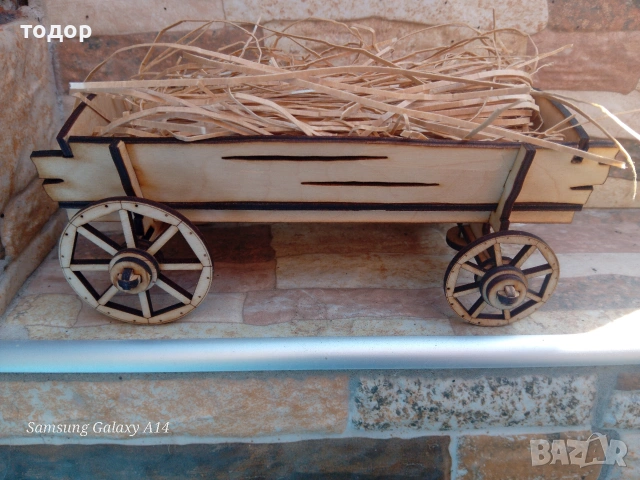 декоративна каручка , снимка 3 - Декорация за дома - 53724682