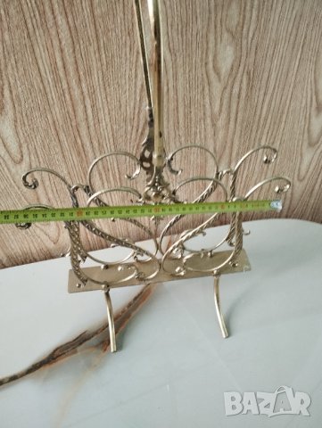 виктoриянска поставка за вестници и списания, снимка 2 - Антикварни и старинни предмети - 41562217