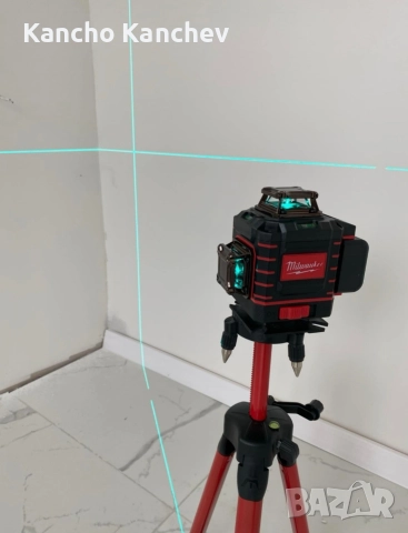 Самонивелиращ Акумулаторен Лазерен Нивелир Milwaukee Милуоки 4D, снимка 4 - Други инструменти - 52704200