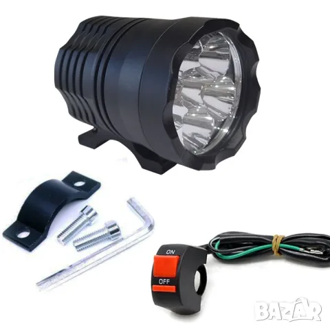 Комплект LED прожектори за мотоциклет с по 6 SMD диода, снимка 2 - Аксесоари и консумативи - 55866013