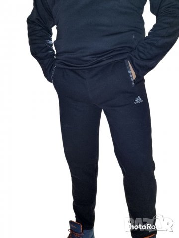 Мъжки ватирани спортни долнища Adidas, снимка 4 - Спортни дрехи, екипи - 38832469