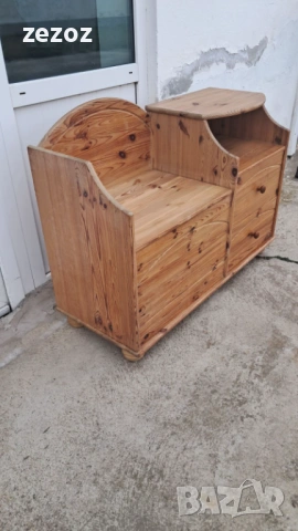 Шкаф с пейка и ракла масив, снимка 3 - Шкафове - 53615065