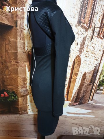 Плътна черна рокля по тялото с полугол гръб - 16,00лв., снимка 9 - Рокли - 24547489