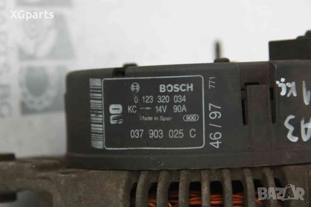 Алтернатор / генератор за Audi A3 1.6i 101к.с. (1996-2003) 0123320034, снимка 3 - Части - 41390522