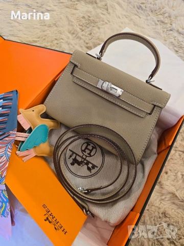 Налична чанта Hermes Mini Kelly, снимка 2 - Чанти - 53322393