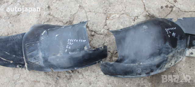 Преден ляв подкалник комплект от две части Пежо 206 1.4 75кс 2врати 03г Peugeot 206 1.4 75hp 2003, снимка 5 - Части - 44835858