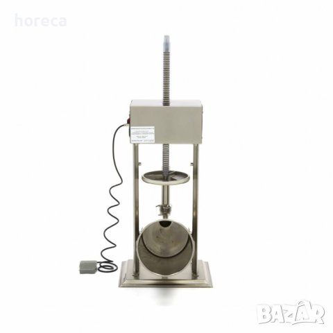 Автоматична пълначка за луканка, 15л - вертикална - от неръждаема стомана - с включени крачен педал , снимка 2 - Обзавеждане на кухня - 42688546