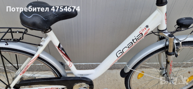 Алуминиев дамски велосипед GRATIA колело 26", снимка 4 - Велосипеди - 53717787