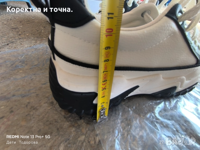 Дамски кецове в бяло и черно.Чисто нови., снимка 7 - Маратонки - 51506450