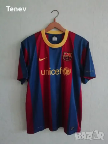 Barcelona Puyol Nike 2010-2011 оригинална тениска фланелка Барселона Карлес Пуйол, снимка 2 - Тениски - 40173797
