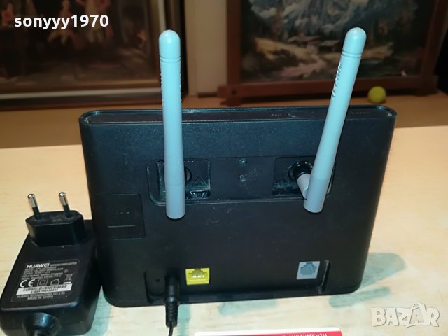 РУТЕР МТЕЛ-HUAWEI 4G-A1 ROUTER мтел-ски със сиви антени 2508211100, снимка 3 - Рутери - 33916362