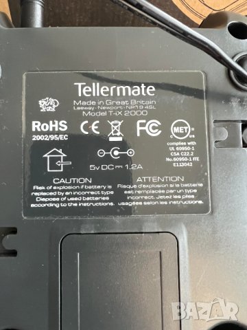 Tellermate T-iX 2000 -Банкнотоброячна машина, снимка 5 - Друго търговско оборудване - 41079869