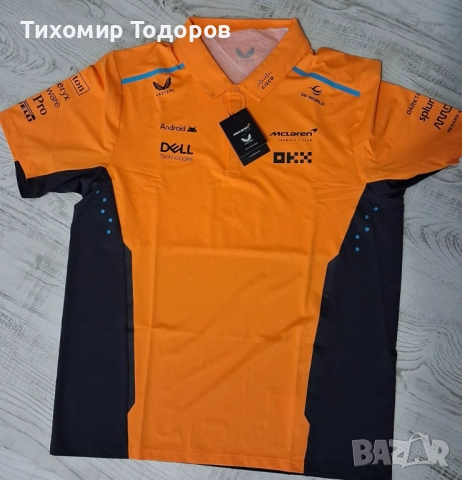 ОРИГИНАЛНА McLaren F1 Team Shirt тениска поло мото Mc Laren макларън