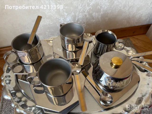 ЦепТер / Zepter  сервиз кафе, снимка 9 - Сервизи - 49594261